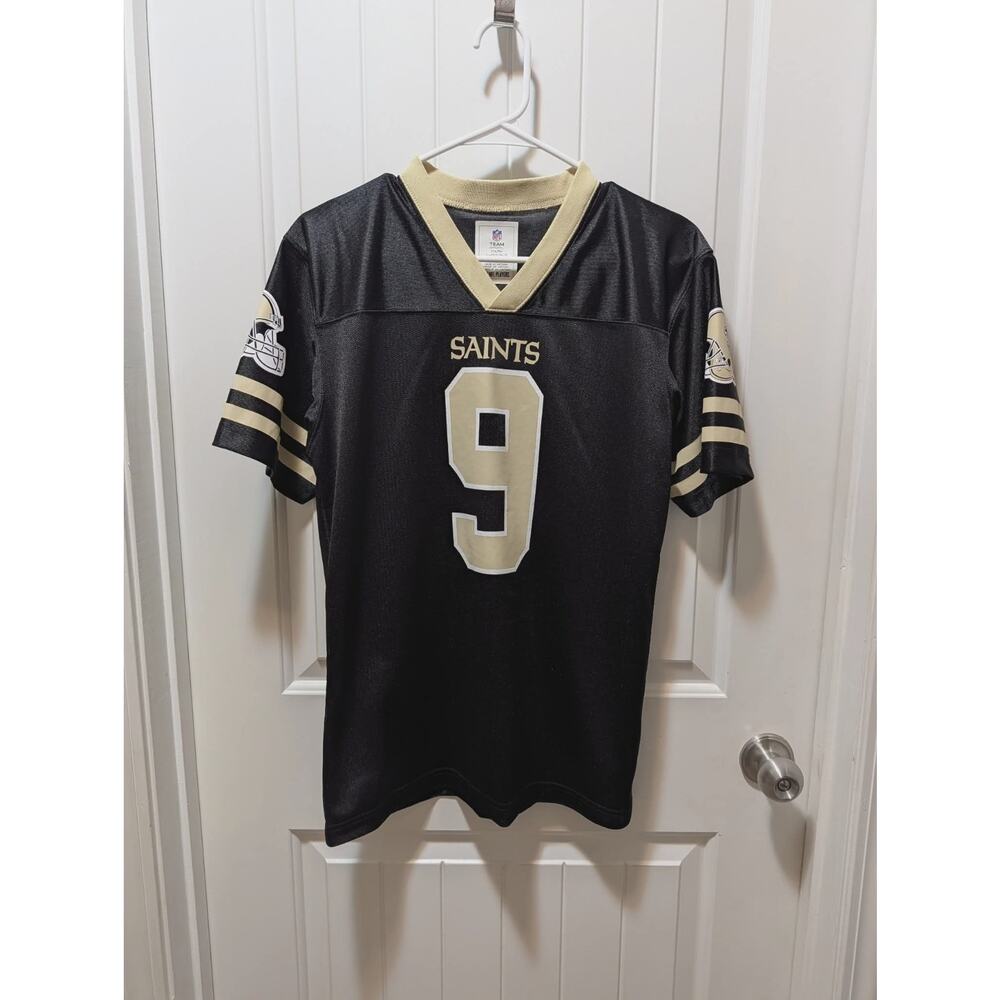 New Orleans Saints Drew Brees #9 Jersey NFL Team Apparel Size Youth L (14-16)